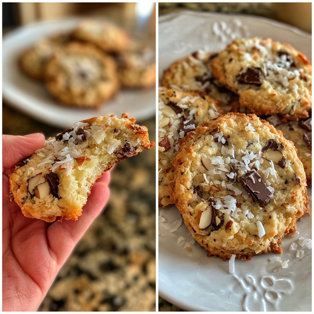 Almond Joy Spring Cookies
