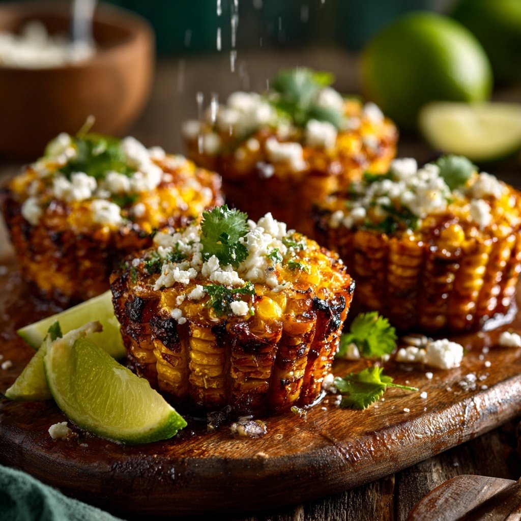 Chili-Lime Roasted Corn Cups