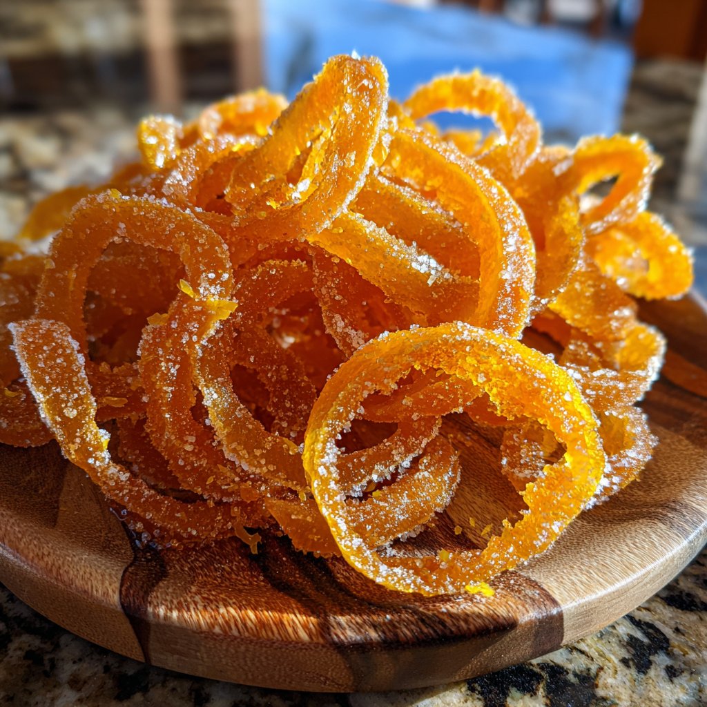 Candied Orange Peel Holiday Treats