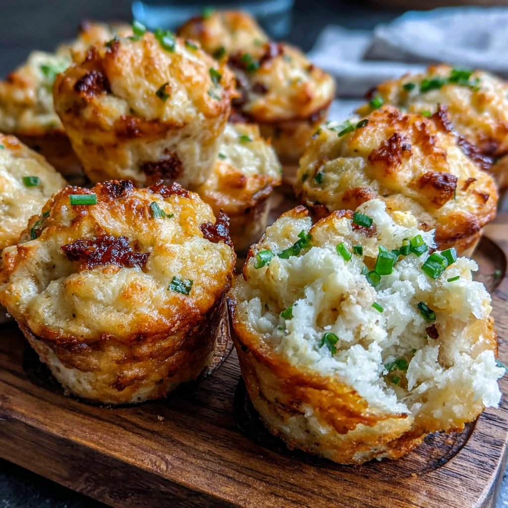 Cheesy Cauliflower Lunch Muffins