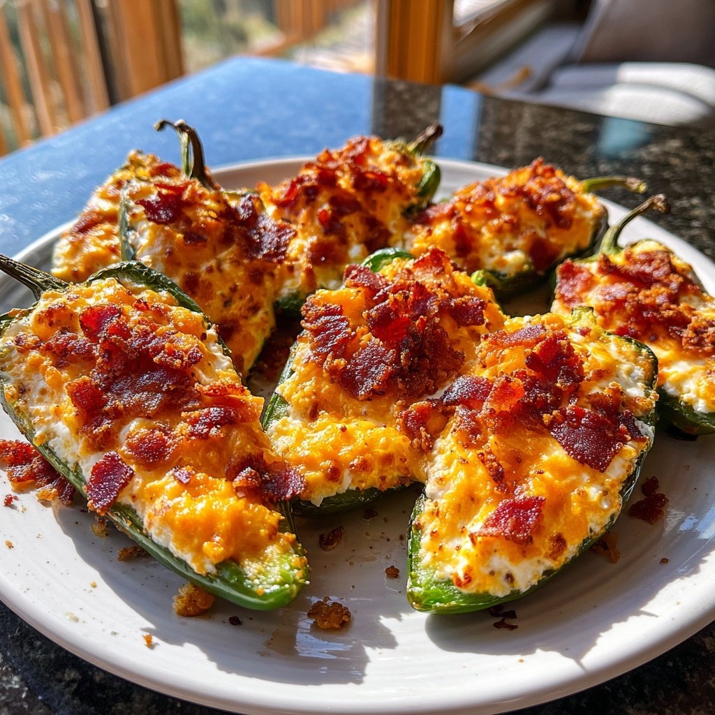 Jalapeño Popper Stuffed Peppers