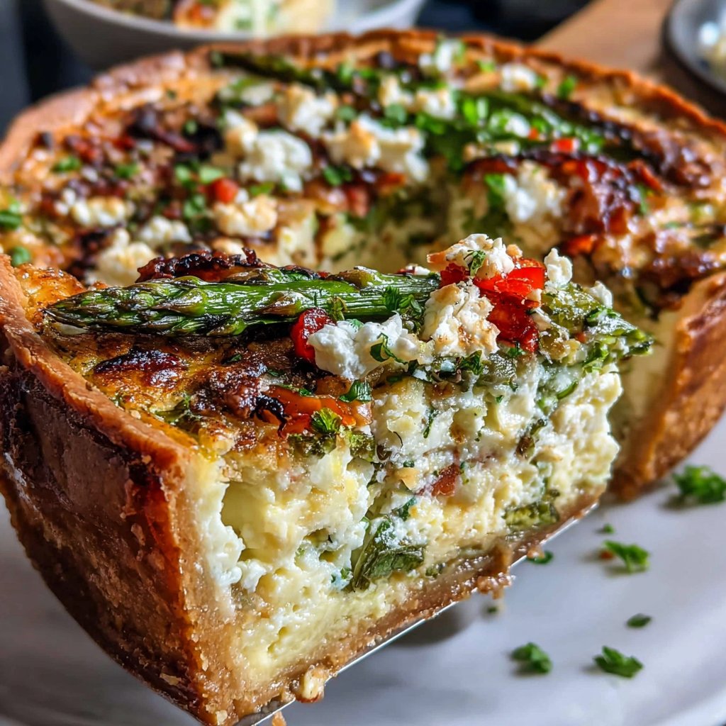 Savory Spring Veggie Quiche